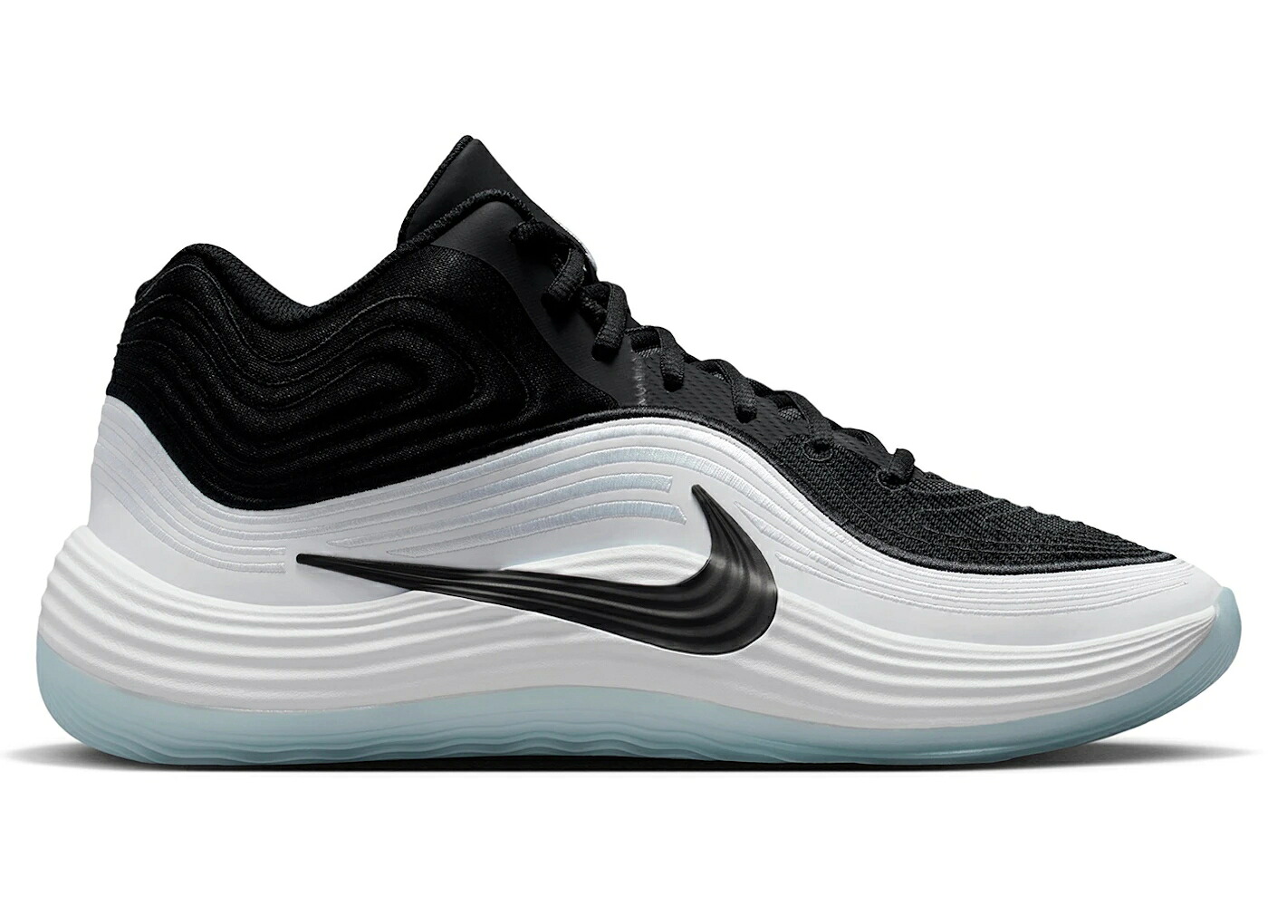 ナイキ ミッド 黒いこと 黒いこと 白いこと 白いこと 青味 青み スニーカー メンズ NIKE PRECISION 8 MID BLACK WHITE ICE BLUE / BLACK WHITE ICE BLUE BLACK