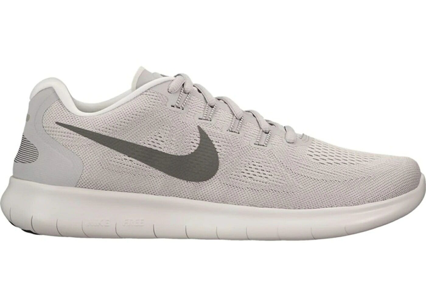 ナイキ フリー 灰色 グレー スニーカー メンズ NIKE FREE RN 2017 WOLF GREY DARK / WOLF GREY DARK GREY