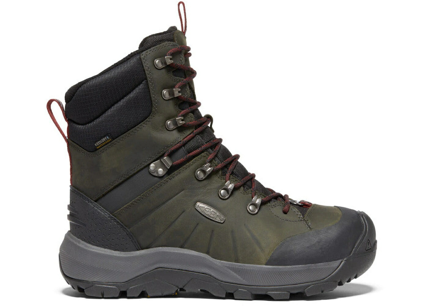 キーン ハイ ポーラー ブーツ 赤 レッド スニーカー メンズ KEEN REVEL IV HIGH POLAR WATERPROOF BOOT MAGNET RED CARPET / MAGNET RED CARPET