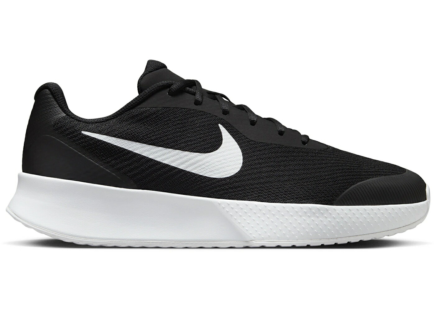 ナイキ 厚地の外套 ともし火 黒いこと 黒いこと 白いこと 白いこと スニーカー メンズ NIKE COURT VAPOR LITE 3 HC BLACK WHITE / BLACK WHITE