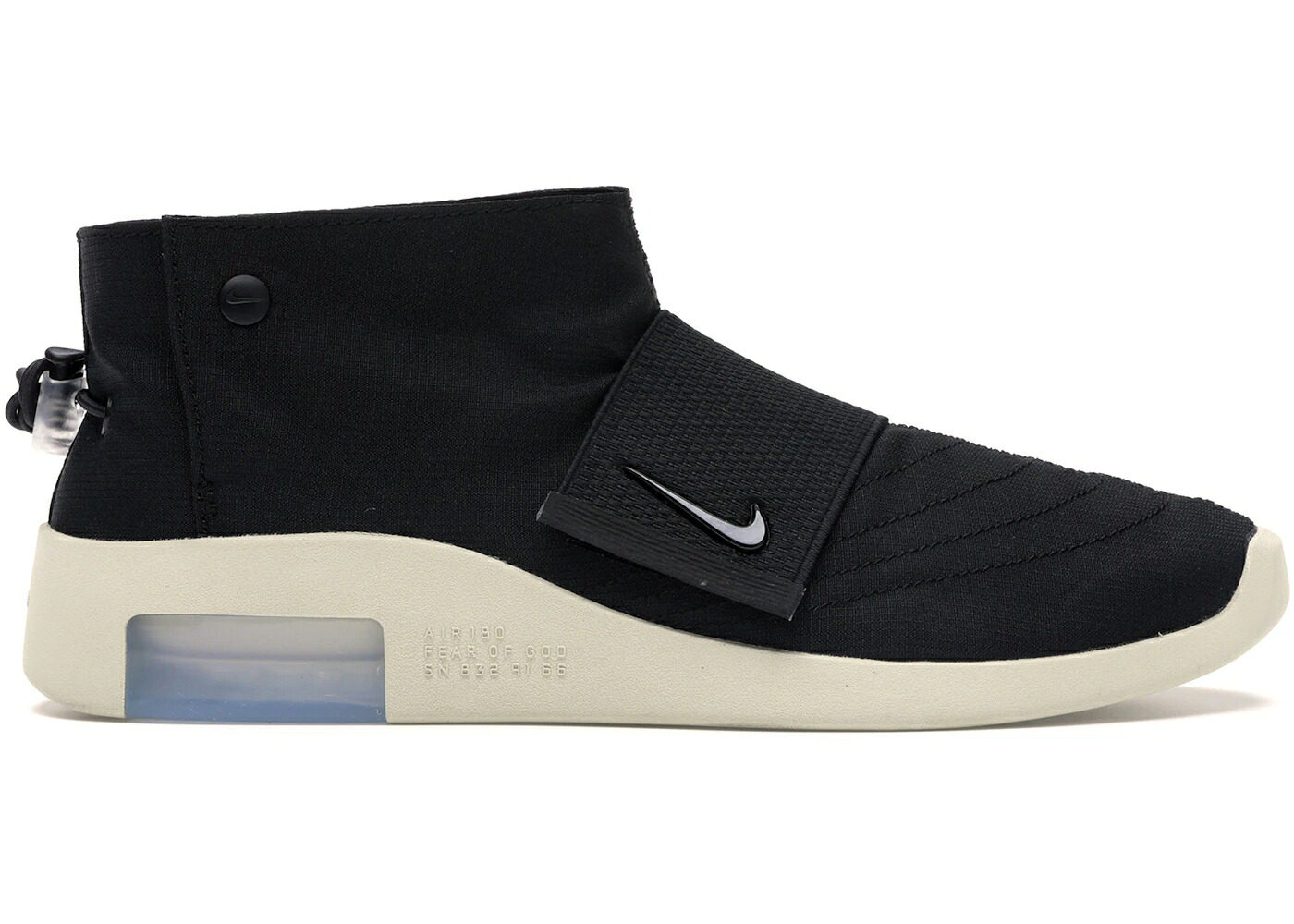 ナイキ モカシン 黒いこと 黒いこと フィアーオブゴッド スニーカー メンズ NIKE AIR FEAR OF GOD MOCCASIN BLACK / BLACK BLACK FOSSIL