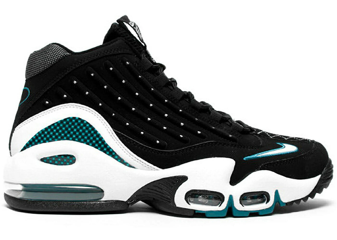 ナイキ グリフィー マックス 黒色 ブラック 白色 ホワイト フレッシュ スニーカー メンズ NIKE AIR GRIFFEY MAX 2 FRESHWATER (2011) / BLACK WHITE FRESH WATER|スニケス