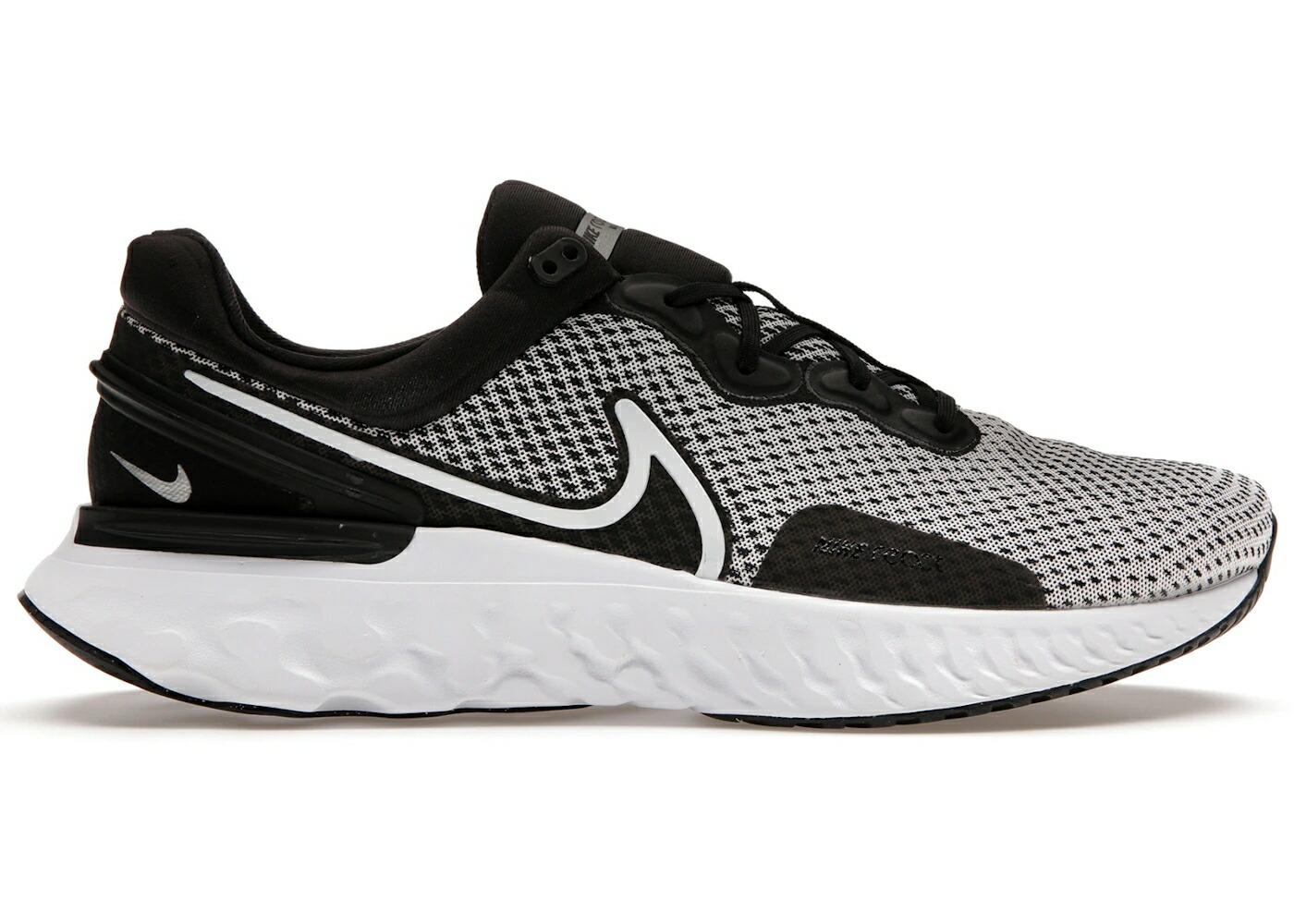 ナイキ リアクト 黒いこと 黒いこと しろがね色 しろがね色 白いこと 白いこと スニーカー メンズ NIKE REACT MILER 3 BLACK METALLIC SILVER / WHITE WHITE BLACK METALLIC