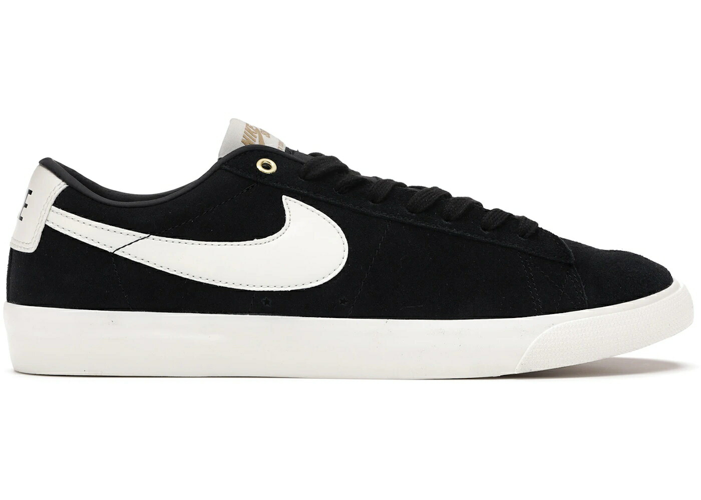 ナイキ エスビー ブレイザー 黒色 ブラック スニーカー メンズ NIKE SB BLAZER LOW GT BLACK SAIL / BLACK SAIL