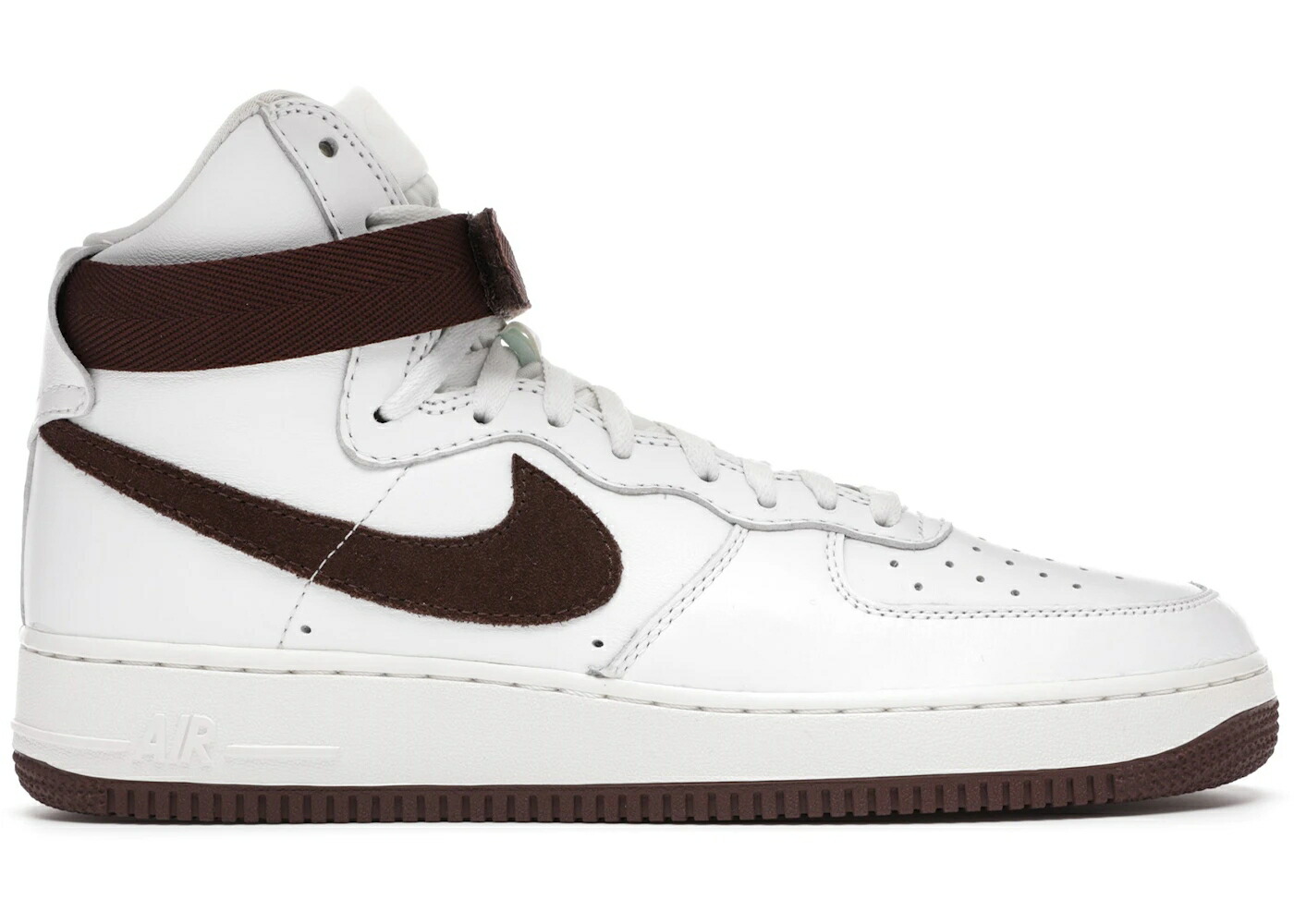 ナイキ 白いこと 白いこと 空軍 スニーカー メンズ NIKE AIR FORCE 1 HI RETRO QS SUMMIT WHITE/CHOCOLATE / SUMMIT WHITE CHOCOLATE