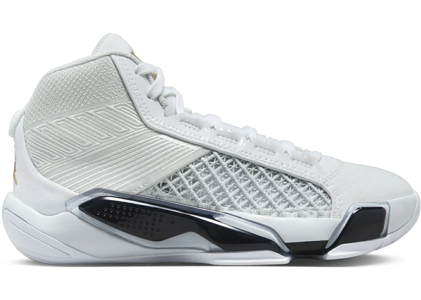ナイキ ジョーダン 白いこと 白いこと 純然たる プラチナム お坊っちゃん キッズ JORDAN 38 FIBA (GS) / WHITE PURE PLATINUM METALLIC もの言う花 マタニティ スニーカー