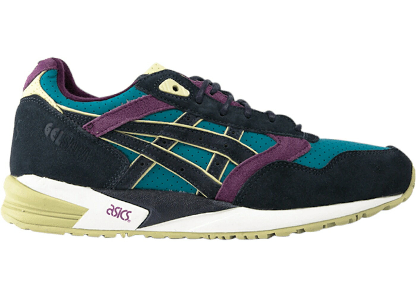 アシックス ベイト 紺色 米国海軍 緑 緑であること スニーカー メンズ ASICS GEL-SAGA BAIT PHANTOM LAGOONS / DARK NAVY GREEN