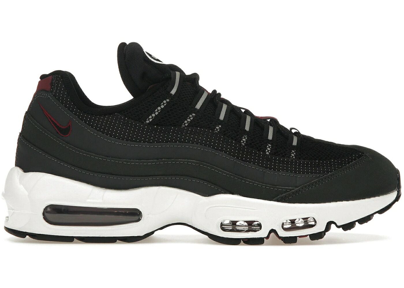 ナイキ マックス 野球クラブ 赤 赤いこと 黒いこと 黒いこと 大気圏マックス スニーカー メンズ NIKE AIR MAX 95 ANTHRACITE TEAM RED / ANTHRACITE BLACK TEAM RED SUMMIT