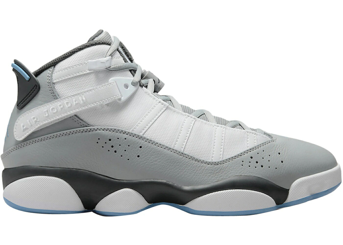 ナイキ ジョーダン 輪っか 白いこと 白いこと 薄墨色 薄墨色 青み 青色 スニーカー メンズ JORDAN 6 RINGS WHITE PARTICLE GREY DUTCH BLUE / WHITE DUTCH BLUE PARTICLE GREY