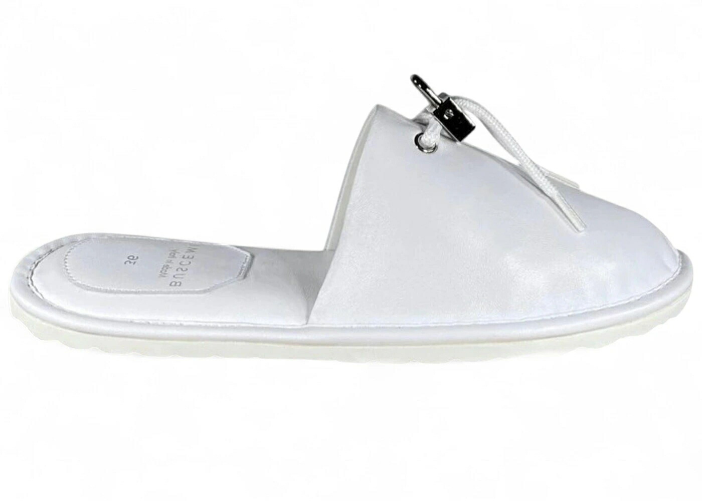 白いこと 白いこと なめし革 WOMEN\u0027S スニーカー レディース BUSCEMI GREENWICH SLIPPER WHITE LEATHER (WOMEN\u0027S) /