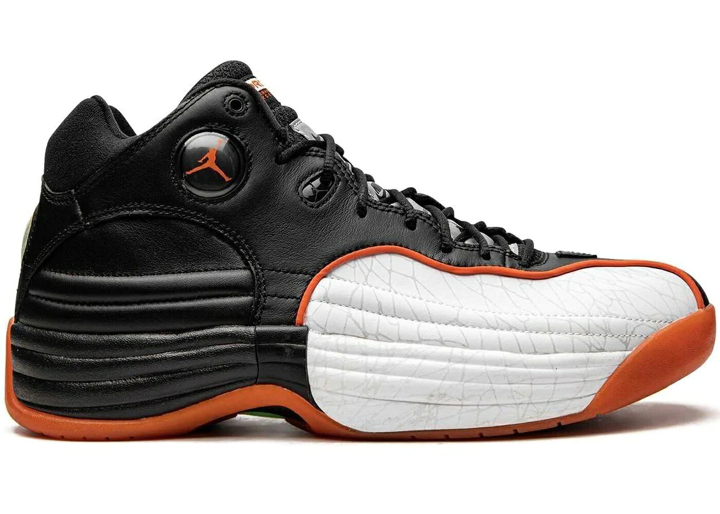 ナイキ ジョーダン ジャンプマン チーム 黒色 ブラック 橙 オレンジ 緑 グリーン 白色 ホワイト L.O. スニーカー メンズ JORDAN JUMPMAN TEAM 1 BLACK BLAZE ORANGE / BLACK BLAZE ORANGE GREEN WHITE