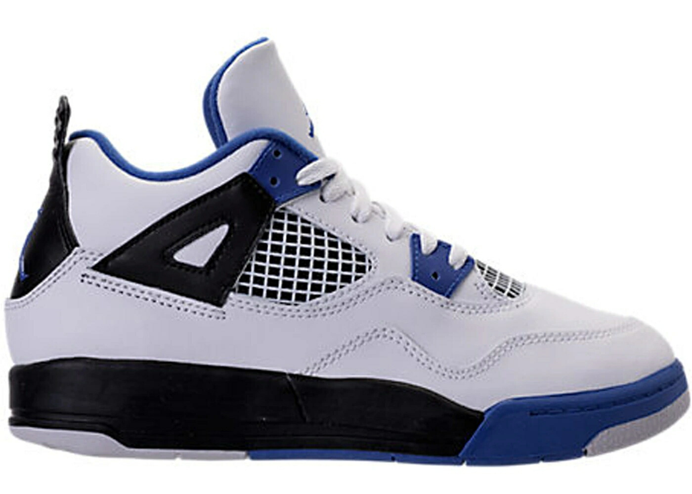 ナイキ ジョーダン 白色 ホワイト ゲーム 黒色 ブラック ゲームロイヤル 青 ブルー ジュニア キッズ JORDAN 4 RETRO MOTORSPORTS (PS) / WHITE GAME ROYAL BLACK ベビー マタニティ スニーカー 103,785円