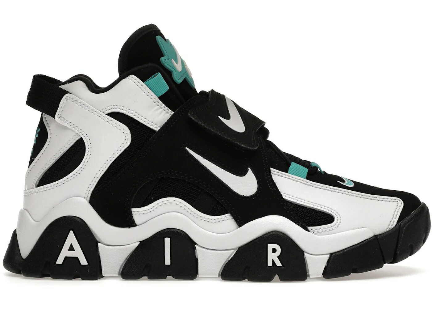 ナイキ ミッド 黒色 ブラック 白色 ホワイト エアバラージ スニーカー メンズ NIKE AIR BARRAGE MID BLACK WHITE CABANA / BLACK WHITE CABANA