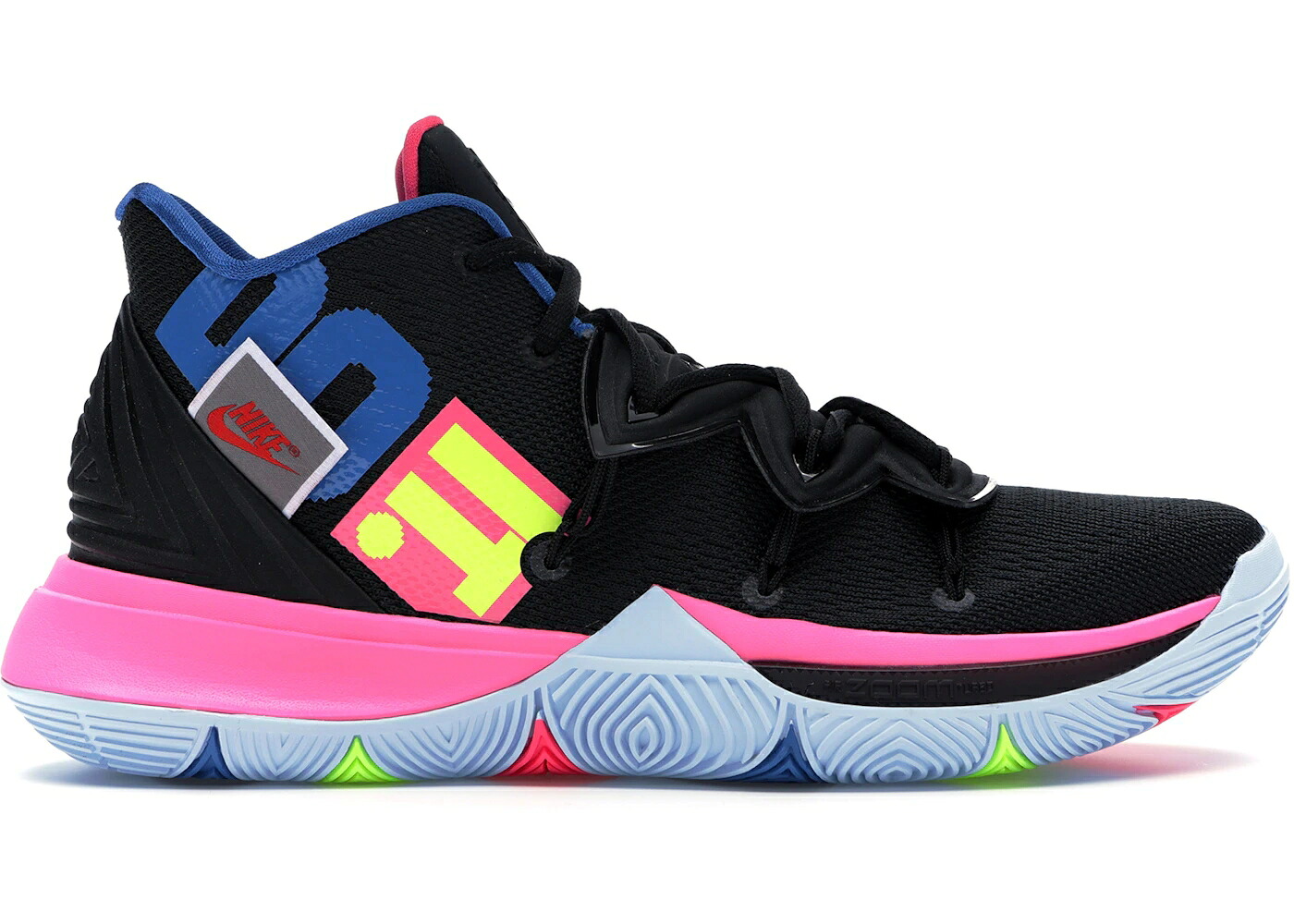 ナイキ カイリー 黒いこと 黒いこと サクラ色 スニーカー メンズ NIKE KYRIE 5 JUST DO IT / BLACK VOLT HYPER PINK