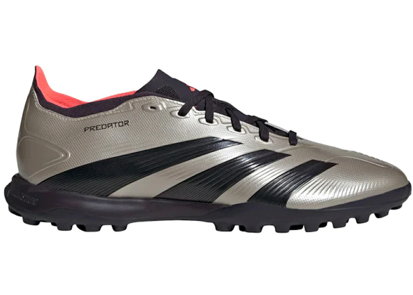 アディダス プレデター 芝草 プラチナム 黒いこと 黒いこと ターボ スニーカー メンズ ADIDAS PREDATOR LEAGUE TURF PLATINUM METALLIC AURORA BLACK TURBO / PLATINUM METALLIC AURORA BLACK