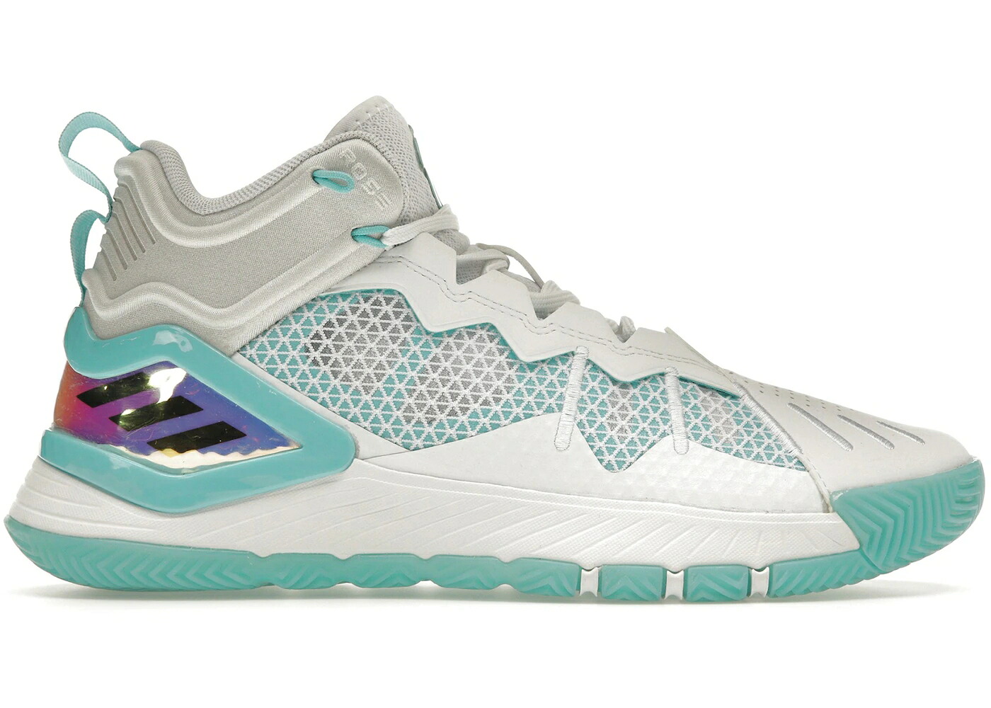 アディダス サクラ色 クリスマス 白いこと 白いこと アクア スニーカー メンズ ADIDAS D ROSE SON OF CHI CHRISTMAS / CLOUD WHITE PULSE AQUA CLOUD
