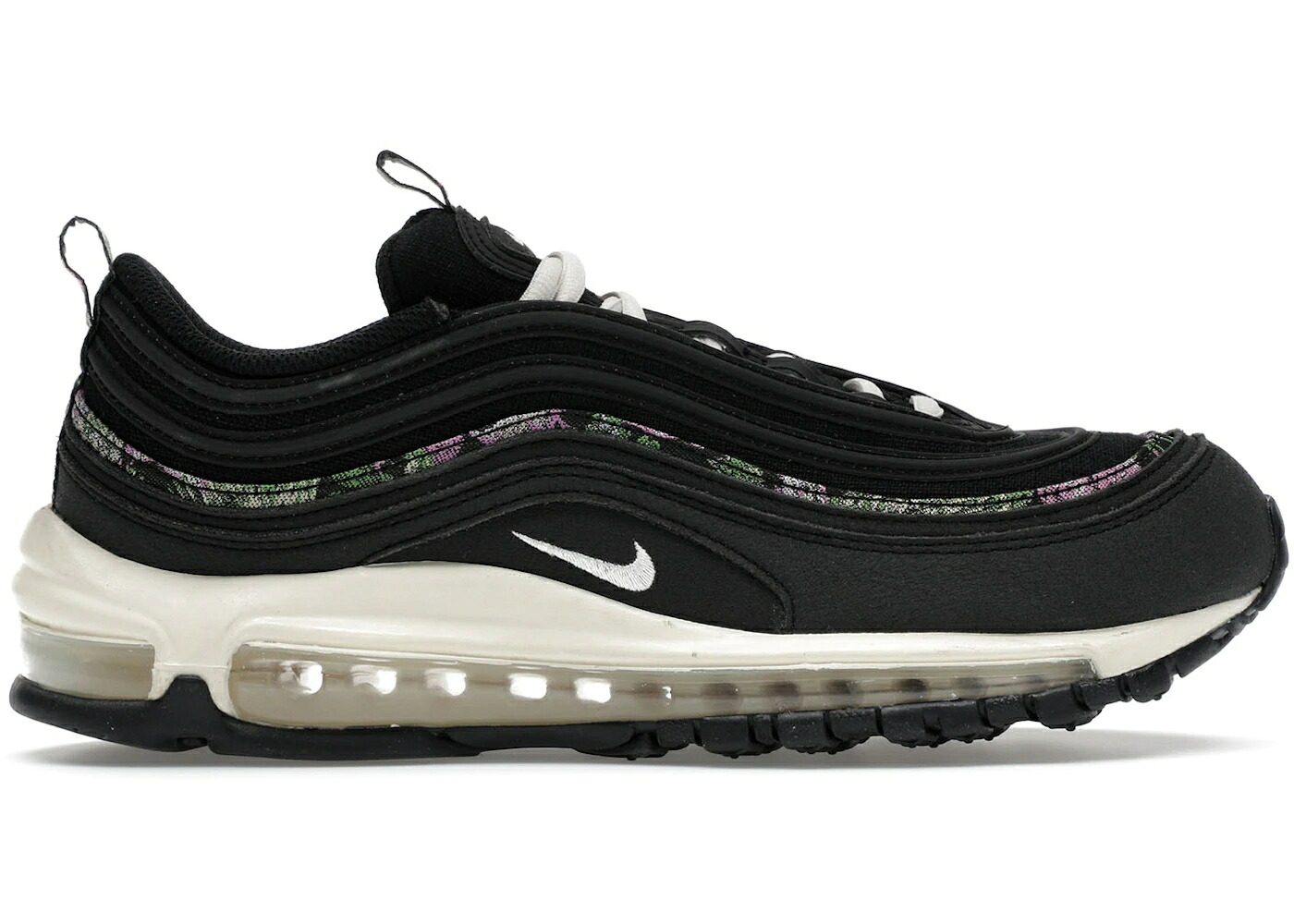 ナイキ マックス 黒色 ブラック マジェンタ ピンク エアマックス WOMEN'S スニーカー レディース NIKE AIR MAX 97 NEXT NATURE FLORAL TAPESTRY (WOMEN'S) / BLACK LIGHT MAGENTA PINK FOAM|スニケス