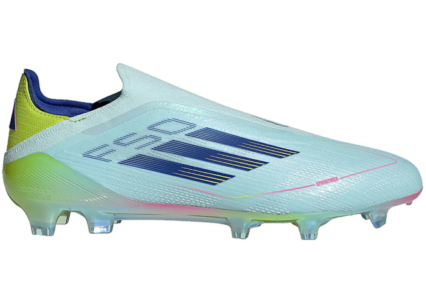 アディダス エリート アイコン 青み 青色 スニーカー メンズ ADIDAS F50 ELITE LACELESS FG STELLAR ICON PACK / ALMOST BLUE SEMI LUCID BLUE SEMI