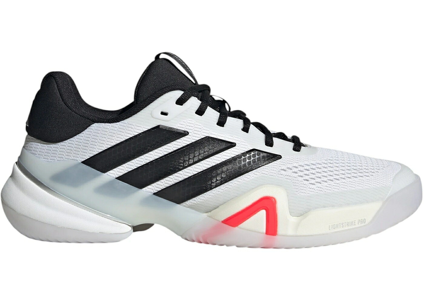アディダス バリケード 白色 ホワイト 黒色 ブラック 赤 レッド コア スニーカー メンズ ADIDAS BARRICADE 14 WHITE BLACK LUCID RED / CLOUD WHITE CORE BLACK LUCID RED