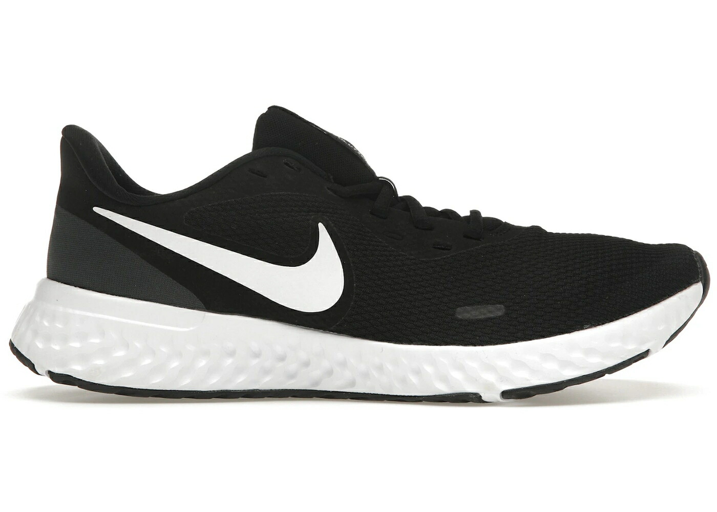ナイキ レボリューション 黒色 ブラック 白色 ホワイト スニーカー メンズ NIKE REVOLUTION 5 BLACK/WHITE / BLACK ANTHRACITE WHITE