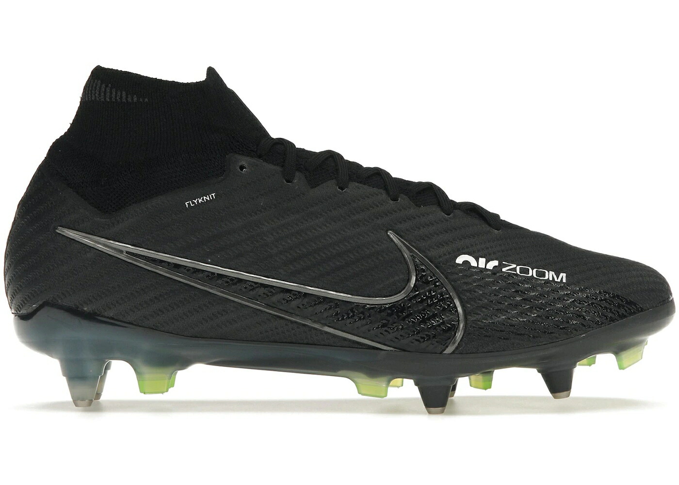 ナイキ ズーム エリート 黒色 ブラック 白色 ホワイト スニーカー メンズ NIKE ZOOM MERCURIAL SUPERFLY 9 ELITE SG-PRO AC BLACK WHITE VOLT / BLACK SUMMIT WHITE VOLT DARK