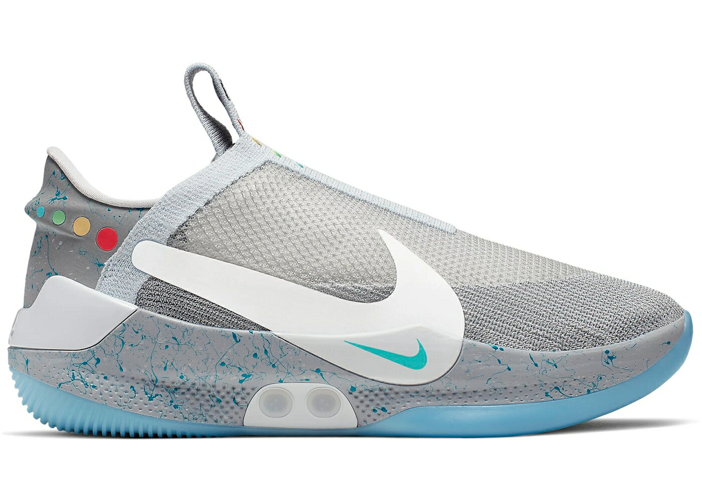 ナイキ アダプト 灰色 グレー 銀色 シルバー スニーカー メンズ NIKE ADAPT BB MAG (EU CHARGER) / WOLF GREY REFLECT SILVER