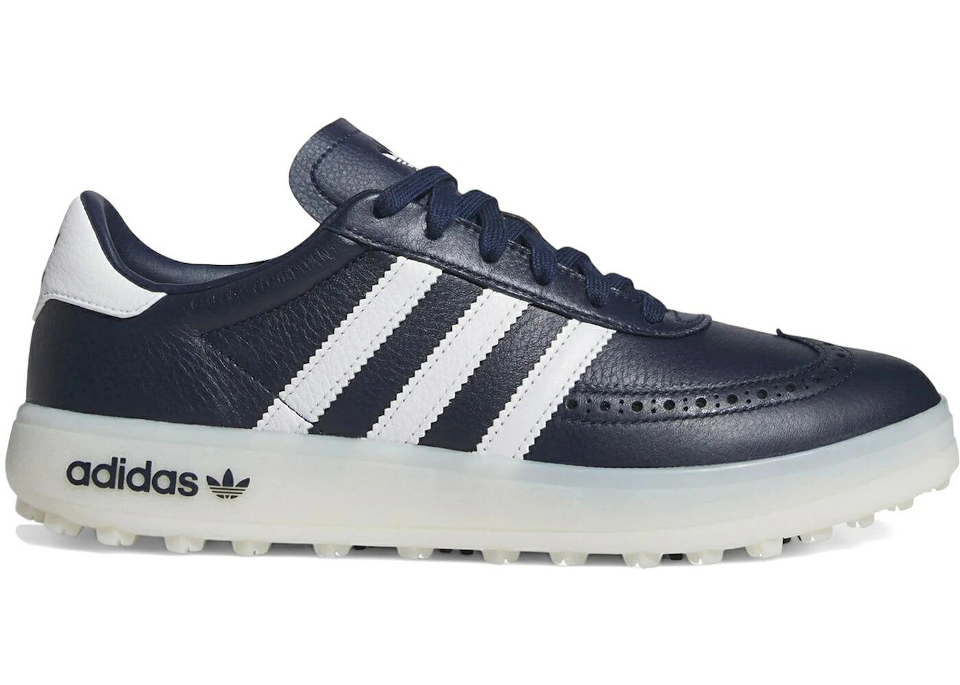 アディダス ゴルフ ナイト 藍色 インディゴ 白色 ホワイト スニーカー メンズ ADIDAS COURSECUP SPIKELESS GOLF NIGHT INDIGO WHITE / NIGHT INDIGO CLOUD WHITE OFF