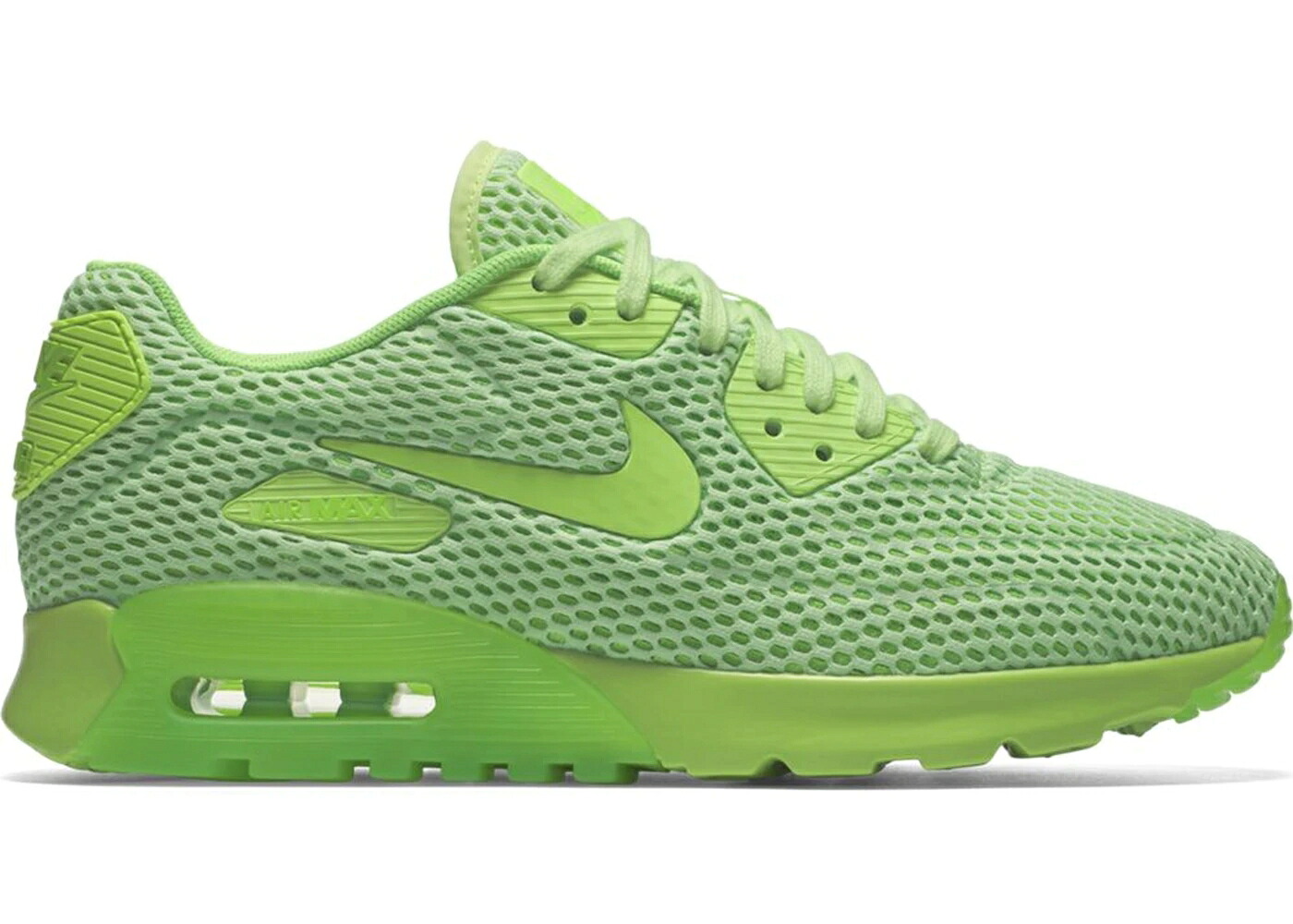 ナイキ マックス ウルトラ 緑 緑であること 大気圏マックス WOMEN\u0027S スニーカー レディース NIKE AIR MAX 90 ULTRA BREATHE GHOST GREEN ELECTRIC (WOMEN\u0027S) / GHOST GREEN ELECTRIC GREEN