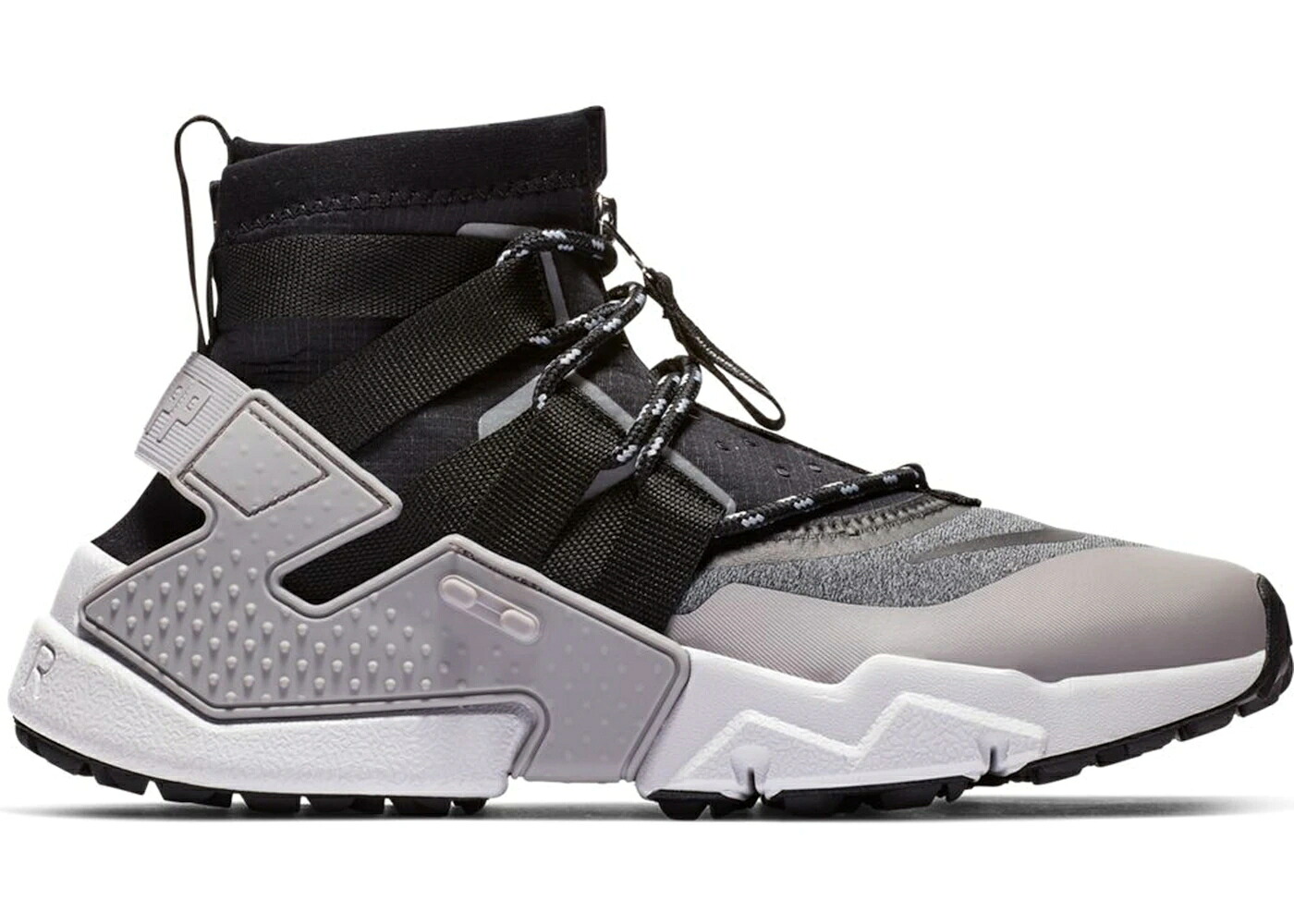 ナイキ ハラチ 灰色 グレー 黒色 ブラック クール スニーカー メンズ NIKE AIR HUARACHE GRIPP ATMOSPHERE GREY BLACK / ATMOSPHERE GREY VAST GREY COOL｜スニケス