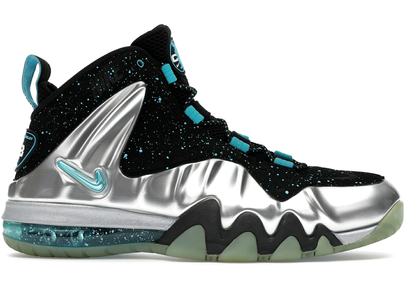 ナイキ バークリー マックス 銀色 シルバー 青色 ブルー スニーカー メンズ NIKE BARKLEY POSITE MAX METALLIC SILVER GAMMA BLUE / METALLIC SILVER GAMMA BLUE