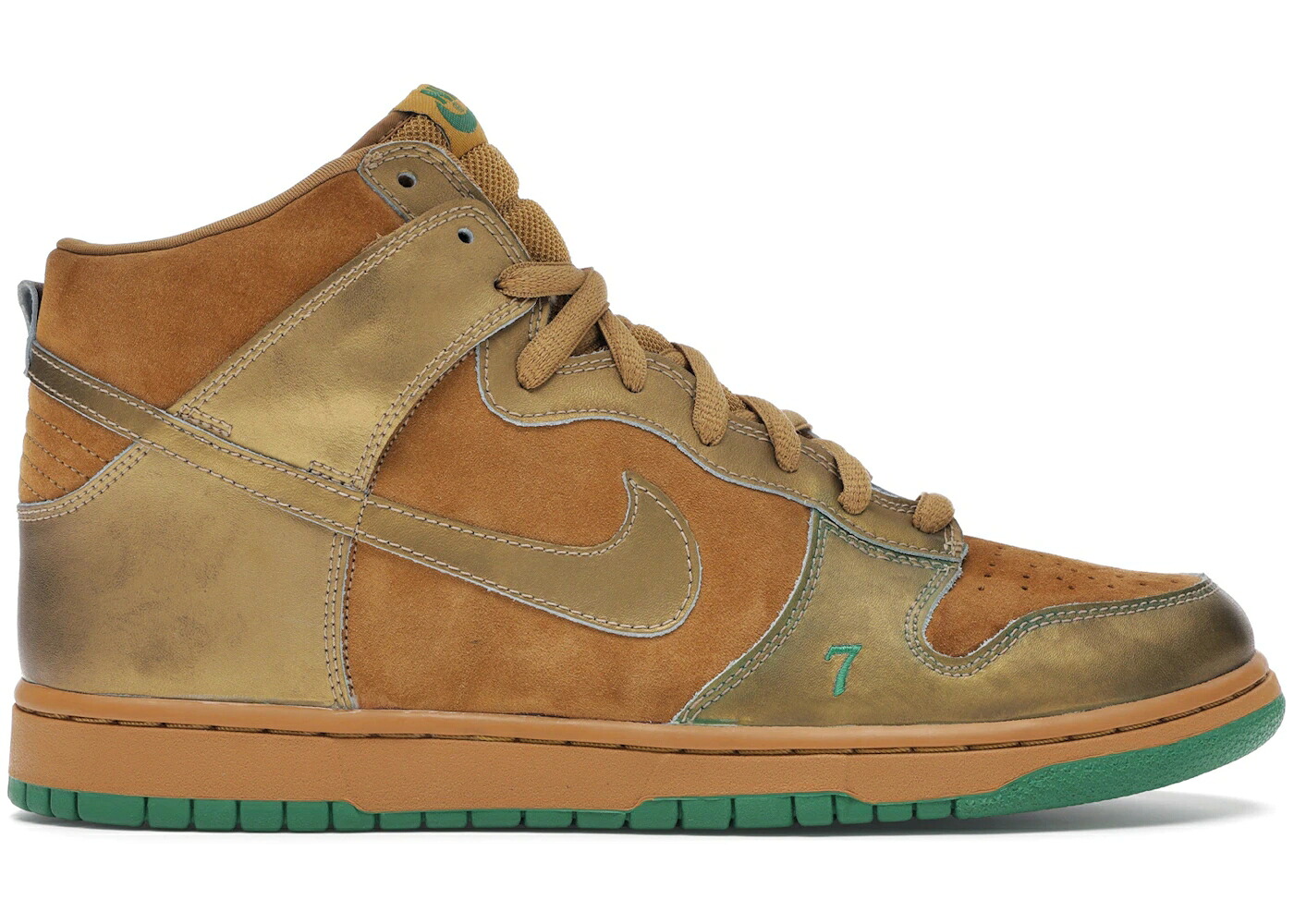 ナイキ エスビー ダンク ご機嫌 ウィート ゴールド ダンクハイ スニーカー メンズ NIKE SB DUNK HIGH LUCKY 7 / WHEAT METALLIC GOLD