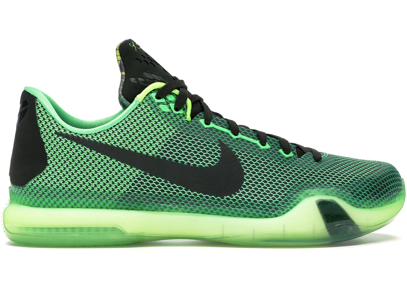 ナイキ コービー 緑 緑であること スニーカー メンズ NIKE KOBE 10 VINO / POISON GREEN SEQUOIA SQUADRON