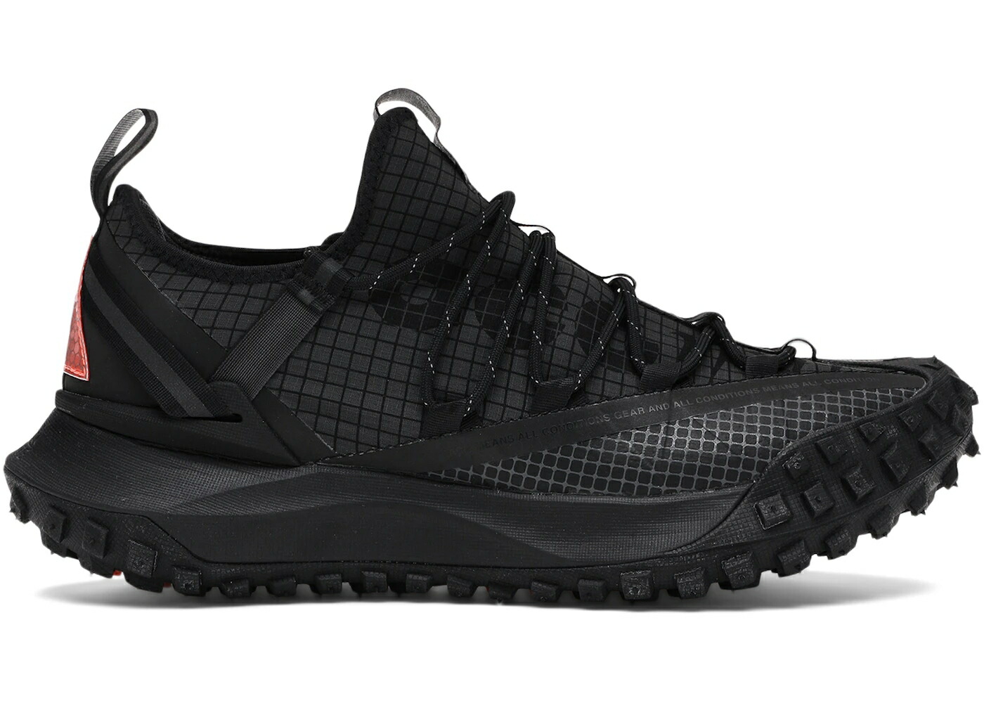 ナイキ 黒色 ブラック 灰色 グレー スニーカー メンズ NIKE ACG MOUNTAIN FLY LOW BLACK ANTHRACITE / BLACK ANTHRACITE GREY