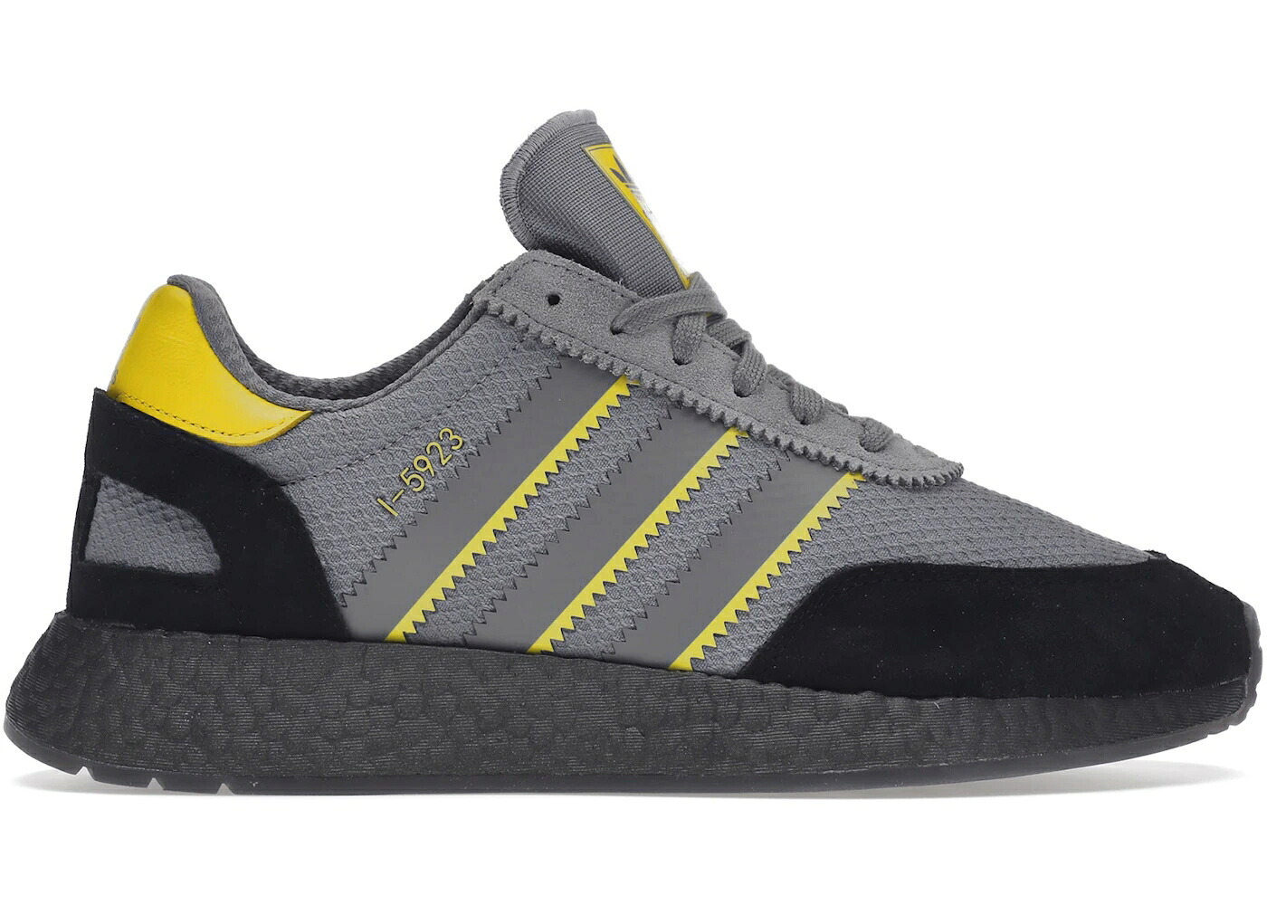 アディダス 薄墨色 薄墨色 黄味がかった 黄色 黒いこと 黒いこと スニーカー メンズ ADIDAS I-5923 MANCHESTER SHOWERS / GREY YELLOW BLACK