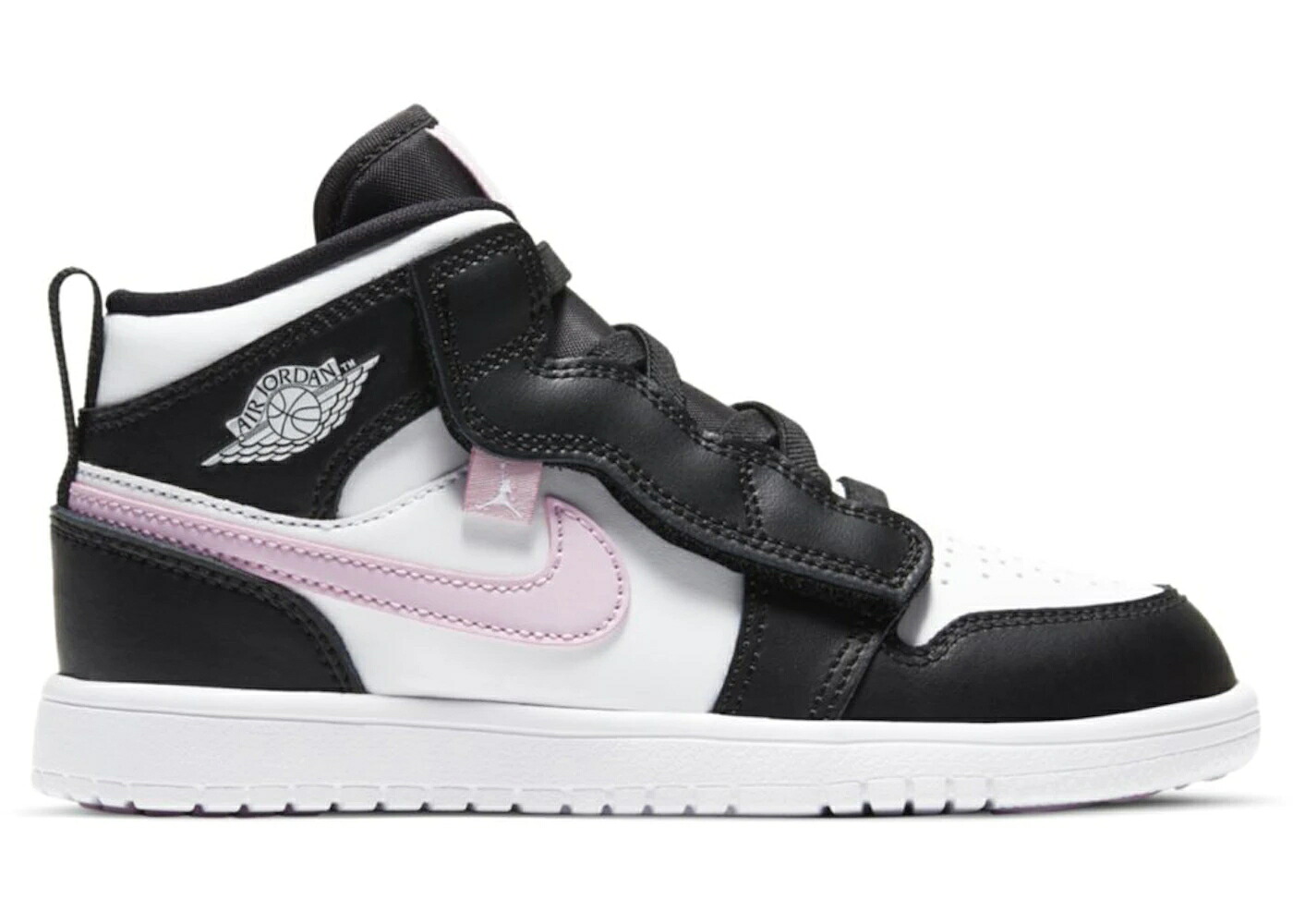 ナイキ ジョーダン ミッド 白いこと 白いこと さくら色 黒いこと 黒いこと お坊っちゃん キッズ JORDAN 1 MID ALT WHITE LIGHT ARCTIC PINK (なおなお書き) / WHITE BLACK LIGHT ARCTIC PINK もの言う花 マタニティ スニーカー