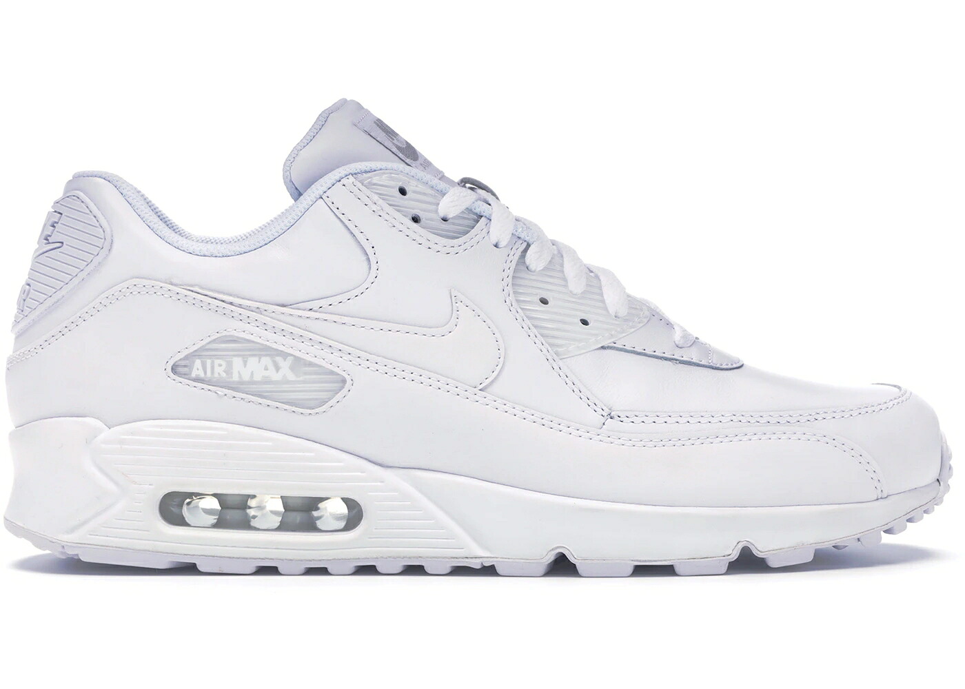 ナイキ マックス レザー 白色 ホワイト エアマックス スニーカー メンズ NIKE AIR MAX 90 LEATHER / WHITE WHITE