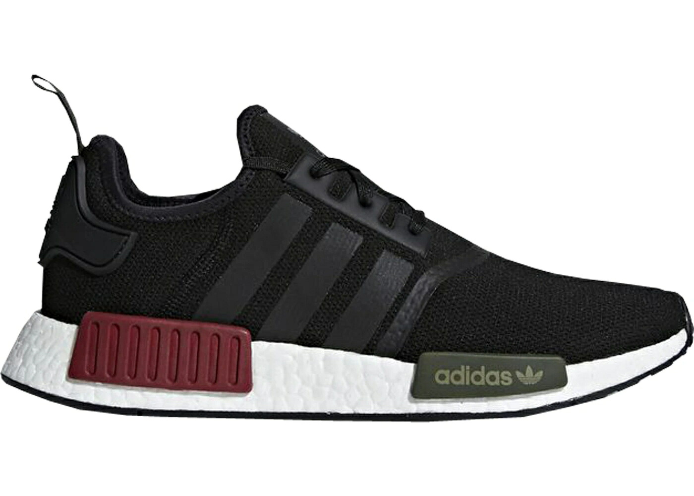 アディダス コア 黒色 ブラック ワイン色 バーガンディー スニーカー メンズ ADIDAS NMD R1 CORE BLACK COLLEGIATE BURGUNDY / CORE BLACK COLLEGIATE BURGUNDY