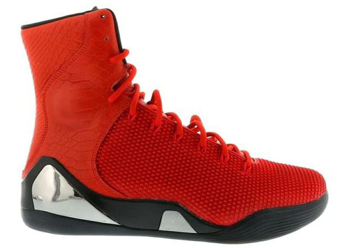 ナイキ コービー 御機嫌 赤 赤いこと マンバ スニーカー メンズ NIKE KOBE 9 KRM EXT HIGH RED MAMBA / CHALLENGE RED CHALLENGE RED