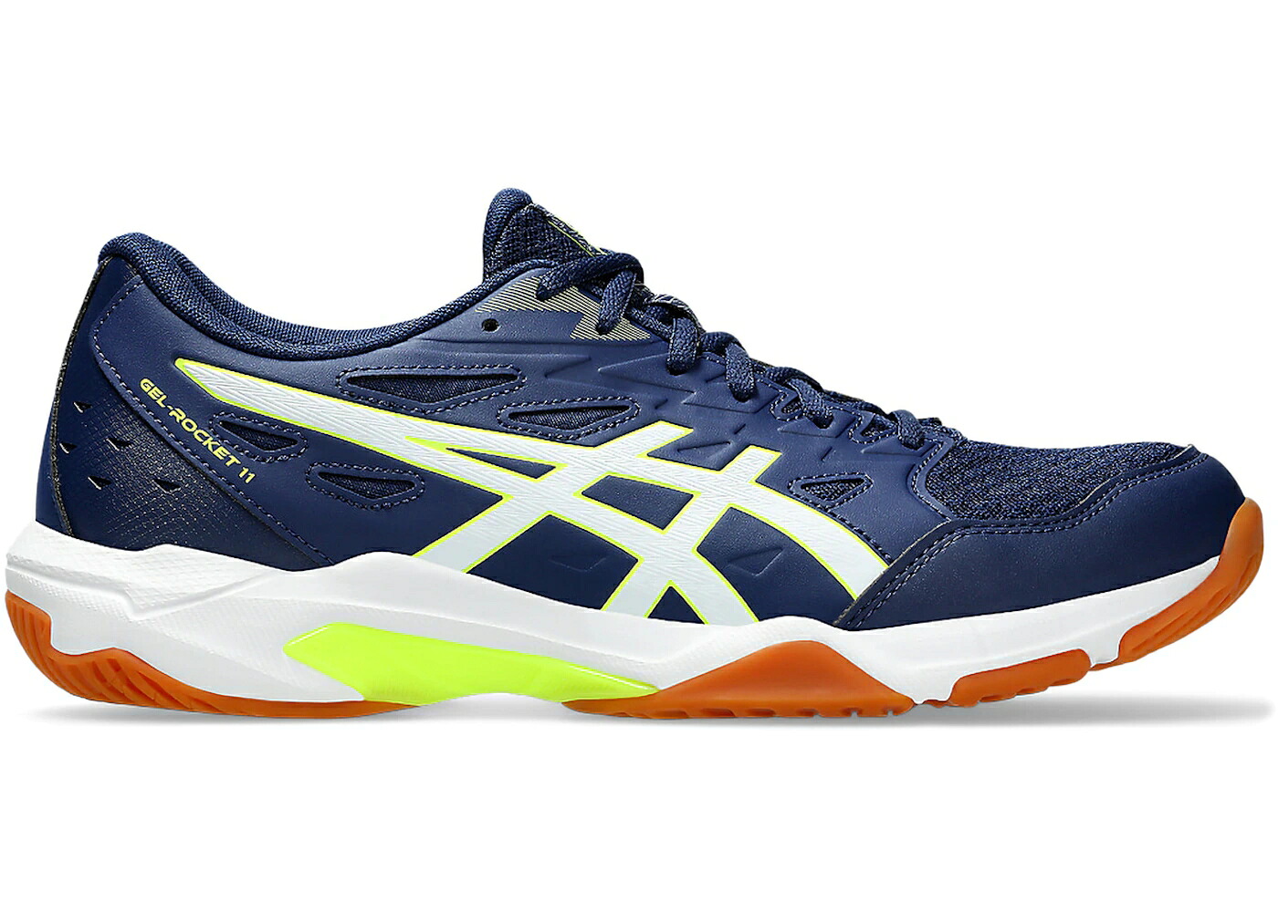 アシックス 青色 ブルー 黄色 イエロー スニーカー メンズ ASICS GEL-ROCKET 11 BLUE EXPANSE SAFETY YELLOW / BLUE EXPANSE SAFETY YELLOW