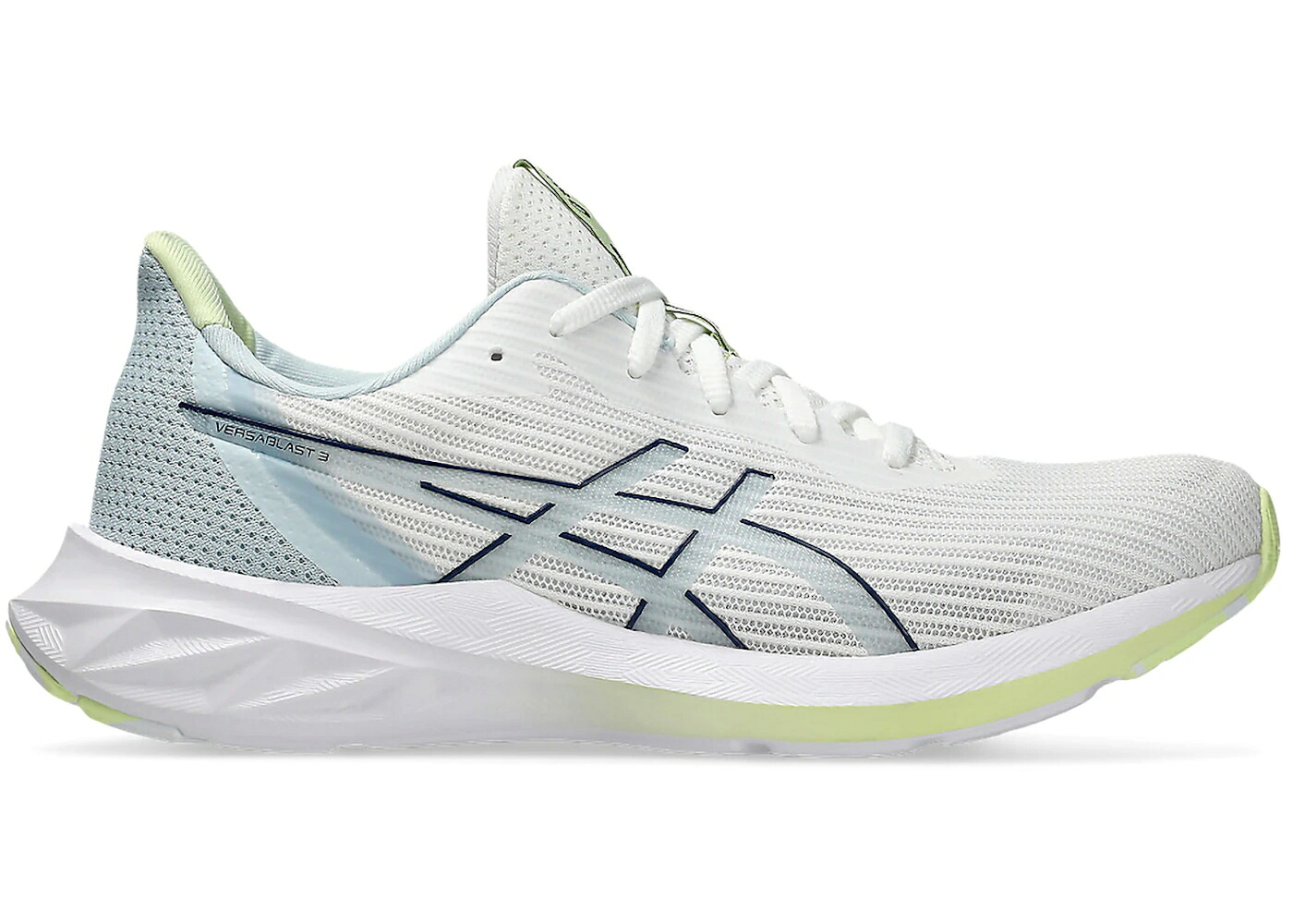 アシックス 白色 ホワイト 青色 ブルー WOMEN'S スニーカー レディース ASICS VERSABLAST 3 WHITE BLUE EXPANSE (WOMEN'S) / WHITE BLUE EXPANSE|スニケス