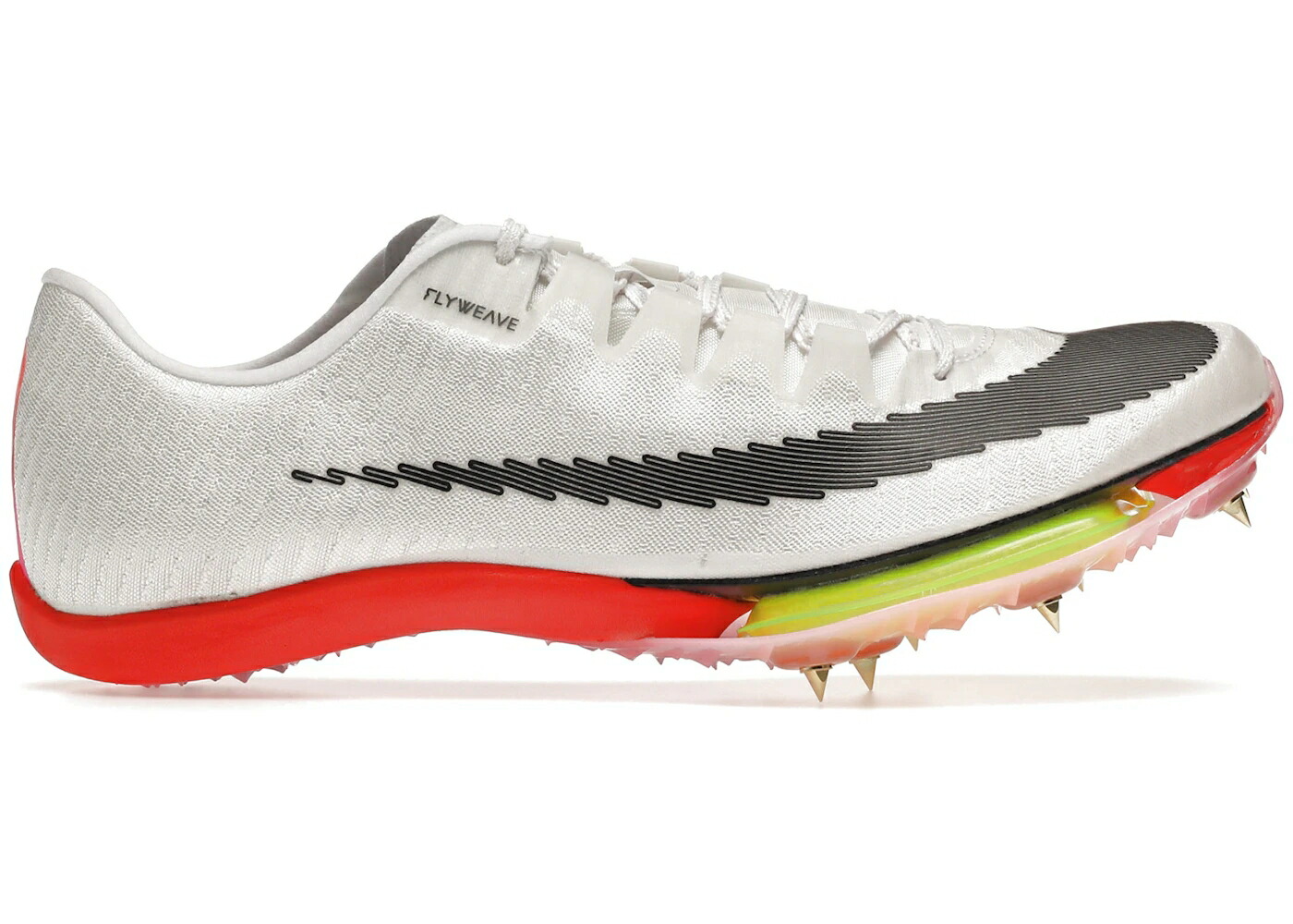 ナイキ ズーム 白色 ホワイト ピンク スニーカー メンズ NIKE AIR ZOOM MAXFLY RACING SPIKE WHITE / WHITE PINK VOLT