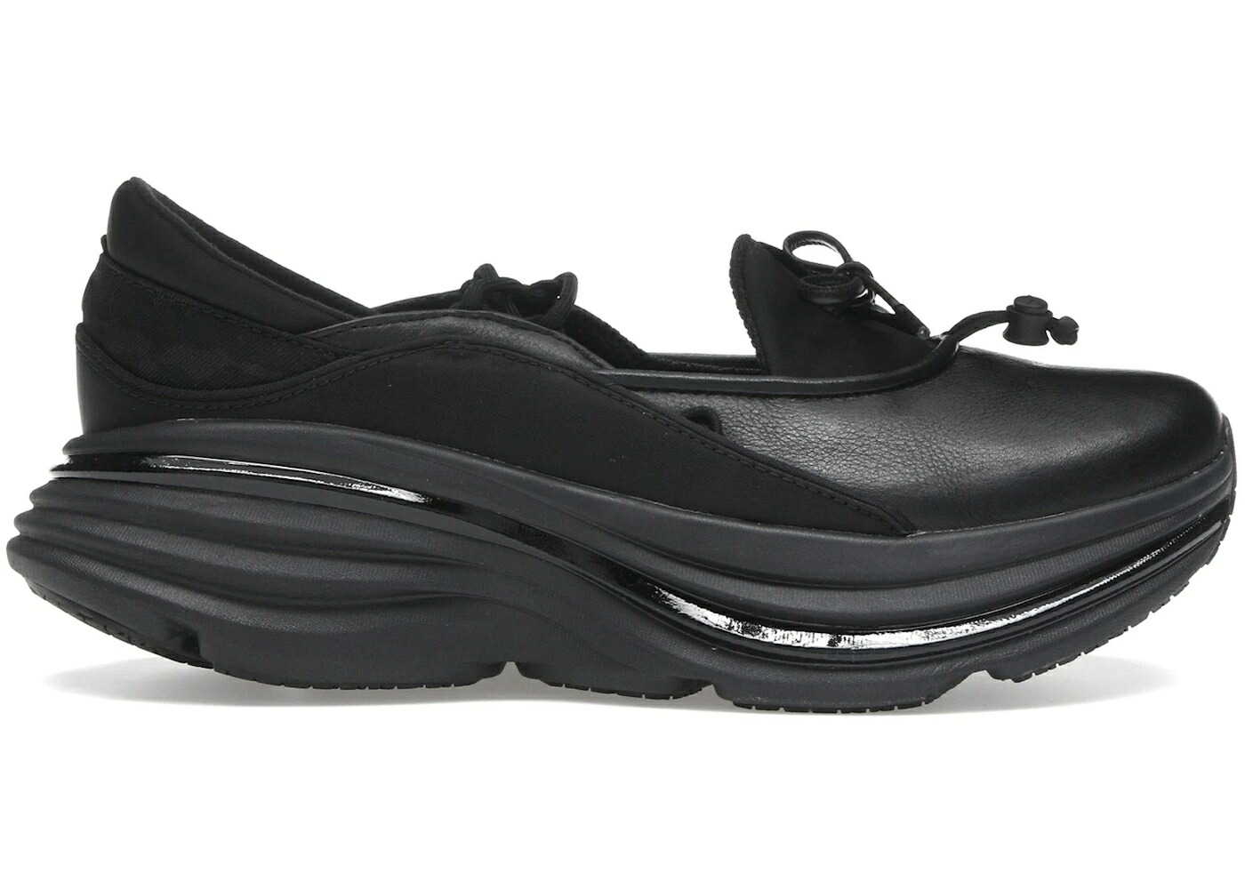 ホカオネオネ 黒いこと 黒いこと スニーカー メンズ HOKA ONE ONE HOKA ONE BONDI MARY JANE BLACK / BLACK BLACK