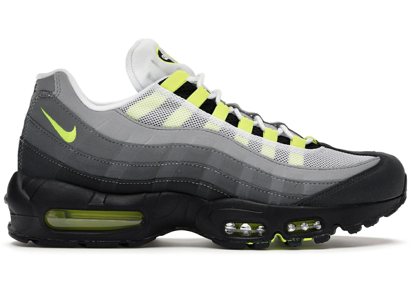 ナイキ マックス 黒色 ブラック 黄色 イエロー エアマックス スニーカー メンズ NIKE AIR MAX 95 OG NEON (2020) / BLACK NEON YELLOW LIGHT GRAPHITE
