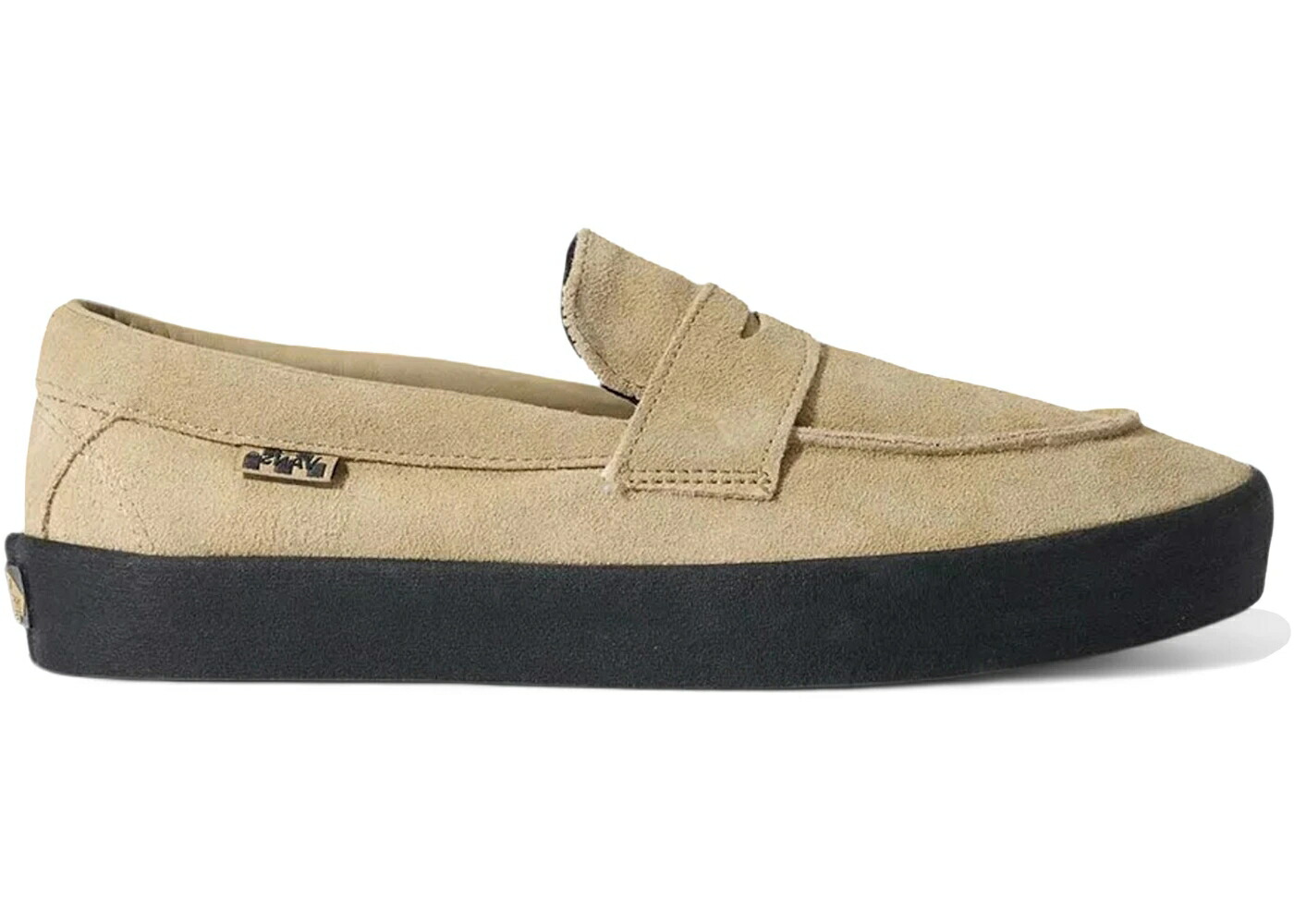 ヴァンズ バンズ 滑る 置き目毛革 スニーカー ベージュ スエードクロス スウェード スニーカー メンズ VANS SKATE LOAFER BEIGE SUEDE /