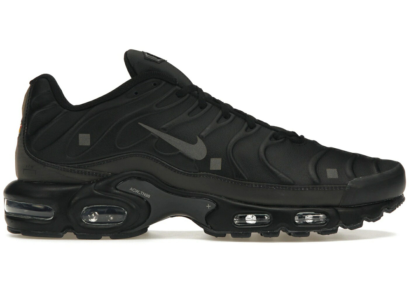 ナイキ マックス 黒いこと 黒いこと エアマックスプラス スニーカー メンズ NIKE AIR MAX PLUS A-COLD-WALL BLACK / BLACK OFF NOIR LIGHT IRON ORE
