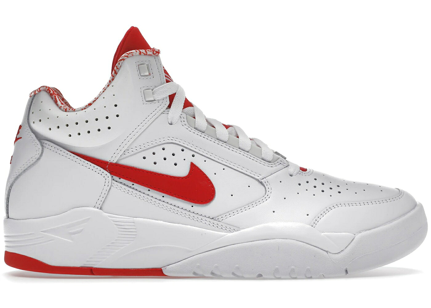 ナイキ フライト ライト ミッド 白色 ホワイト 赤 レッド スニーカー メンズ NIKE AIR FLIGHT LITE II MID SCOTTIE PIPPEN / WHITE UNIVERSITY RED|スニケス