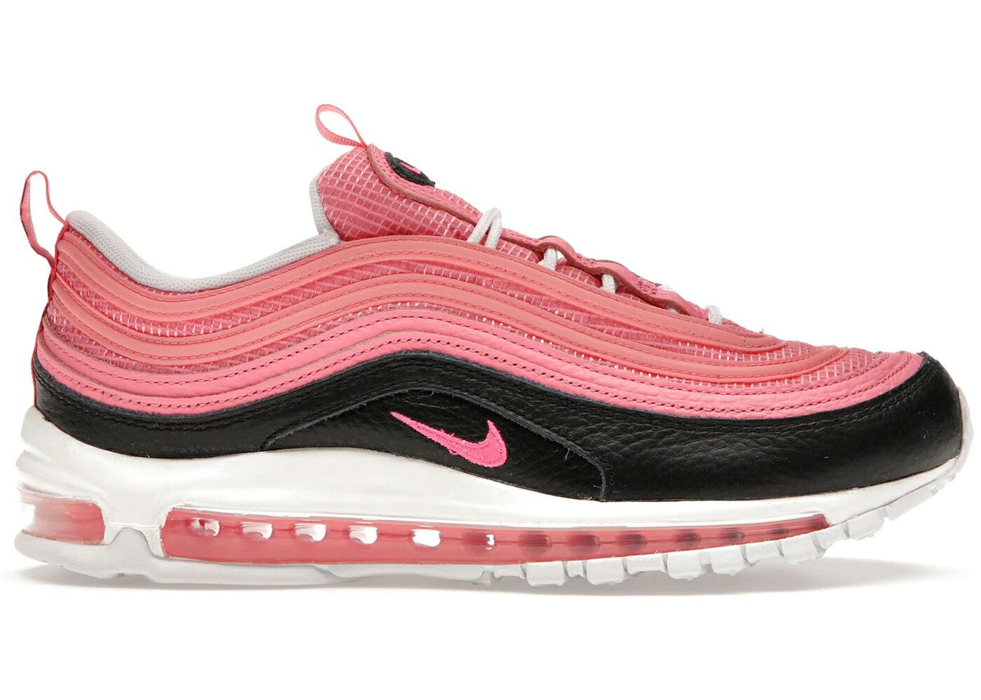 ナイキ マックス サクラ色 黒いこと 黒いこと 白いこと 白いこと エア湖マックス スニーカー メンズ NIKE AIR MAX 97 PINK GLAZE BLACK / PINK GAZE WHITE BLACK HYPER PINK