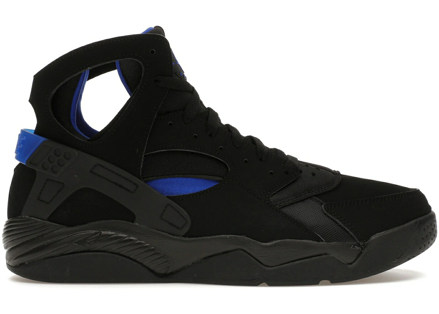 ナイキ フライト ハラチ 黒色 ブラック 青色 ブルー スニーカー メンズ NIKE AIR FLIGHT HUARACHE BLACK LYON BLUE (2024) / BLACK LYON BLUE BLACK