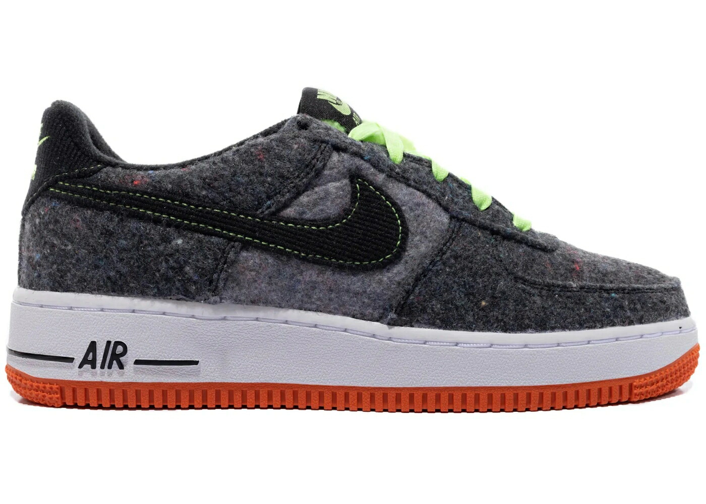 ナイキ 黒色 ブラック 緑 グリーン エアフォース ジュニア キッズ NIKE AIR FORCE 1 LOW LV8 BLACK GHOST GREEN (GS) / BLACK GHOST GREEN STARFISH ベビー マタニティ スニーカー