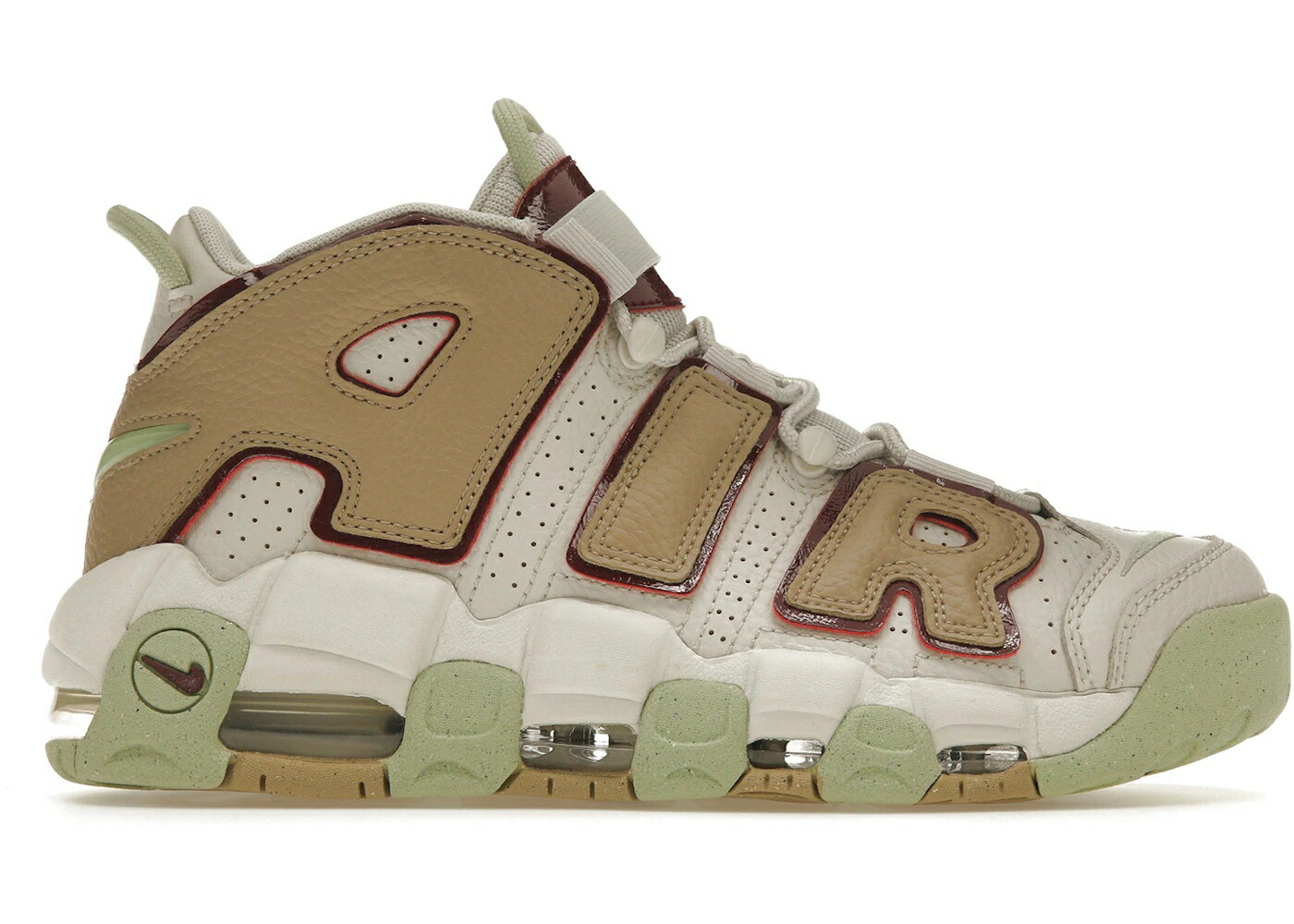 ナイキ 引きあげるペース エアモアアップテンポ モアテン WOMEN\u0027S スニーカー レディース NIKE AIR MORE UPTEMPO LIGHT BONE ALLIGATOR (WOMEN\u0027S) / LIGHT BONE ALLIGATOR LIMESTONE